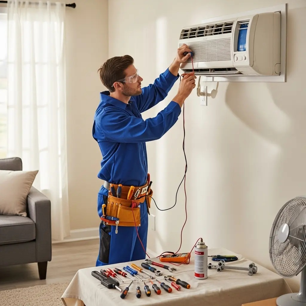 Şereflikoçhisar Airfel Airfel klima gaz dolumu ve bakım – Enerji verimliliği artırıldı. - Teknik servis örneği